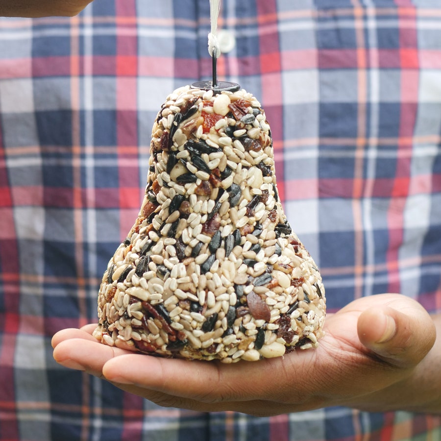 Christmas Fruit & Nut Bird Seed Bell
