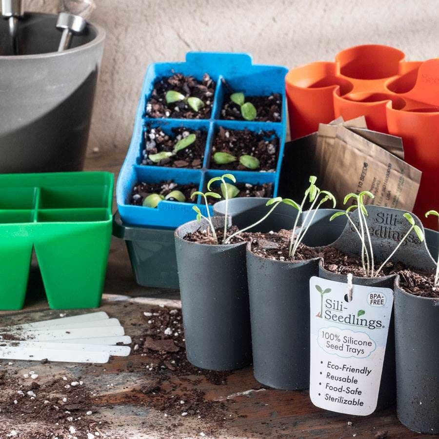 Sili-Seedlings® 6-Cell & 10-Cell Seedling Trays