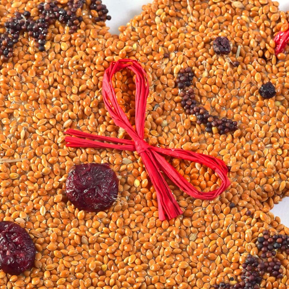 Gingerbread Cookie Bird Seed Treat