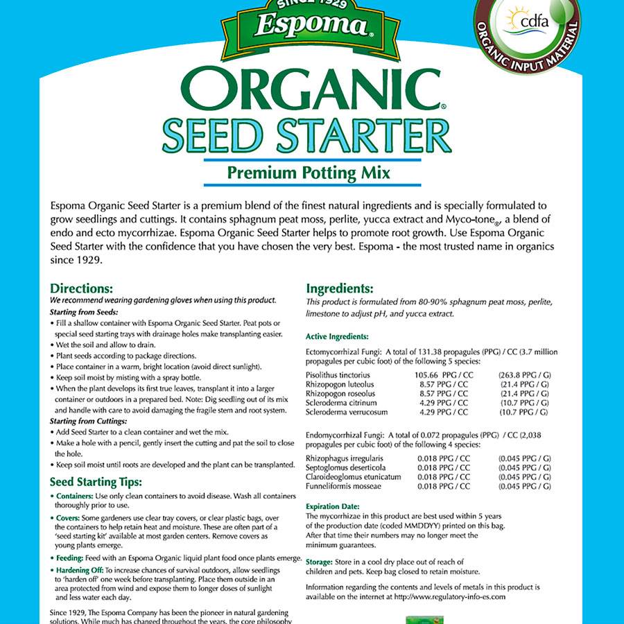 Espoma Organic® Seed Starter Mix